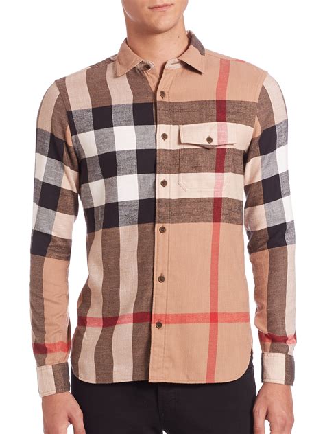 flannels burberry sale|Burberry dress shirt men's.